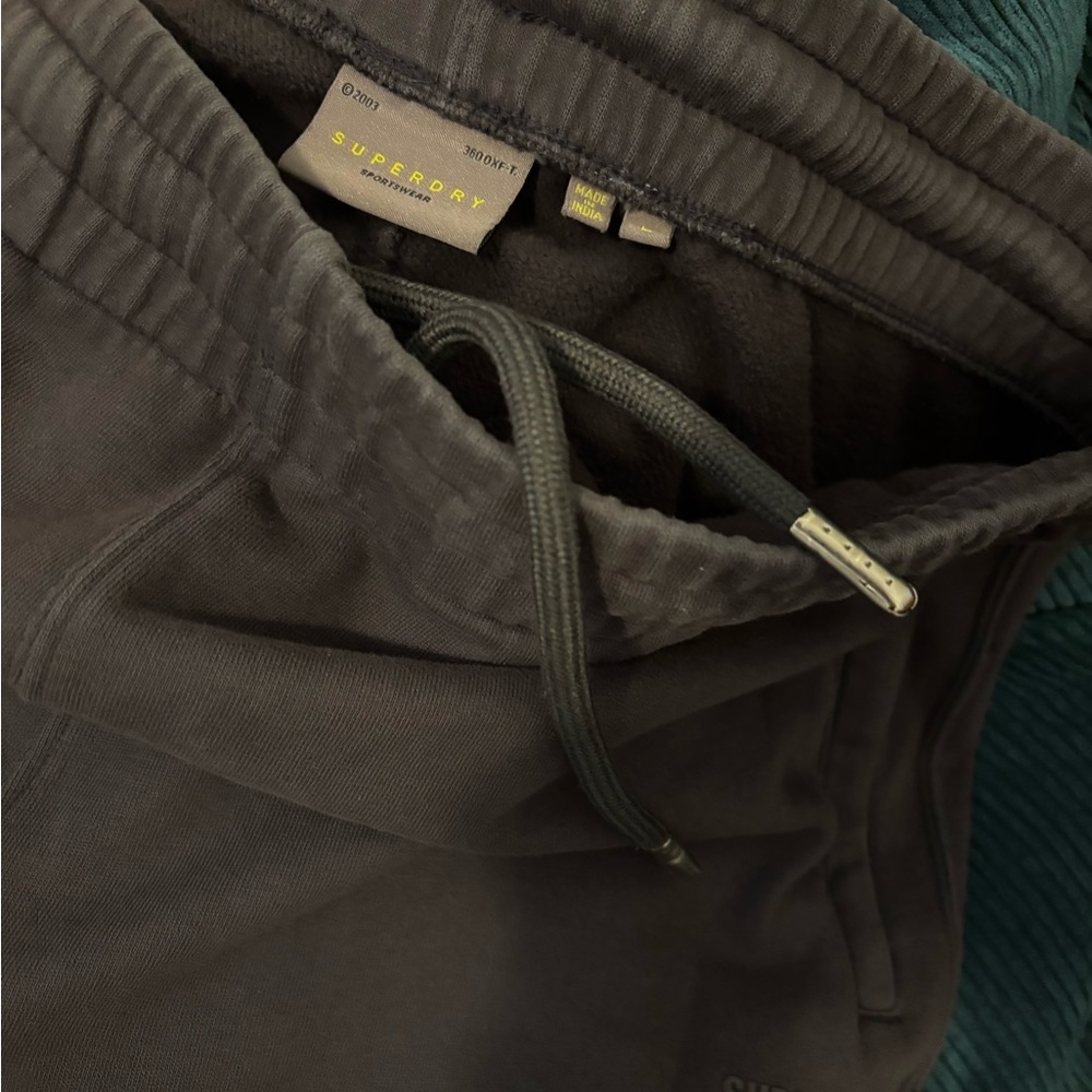 Superdry Men’s Code Essential Overdyed Joggers Si… - image 4